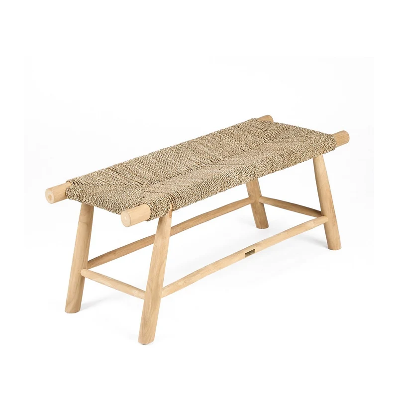 Seagrass Bench - Natural Woven Bench