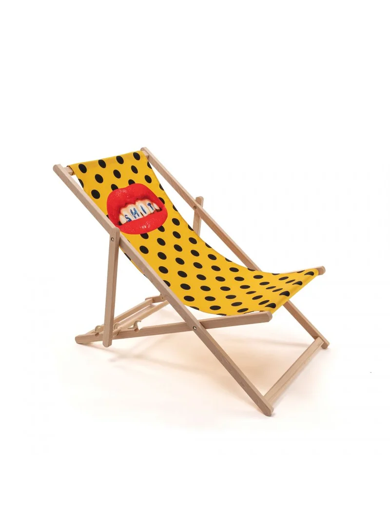 Seletti Sedia Pieghevole in Legno Shit 87x58xh81 cm