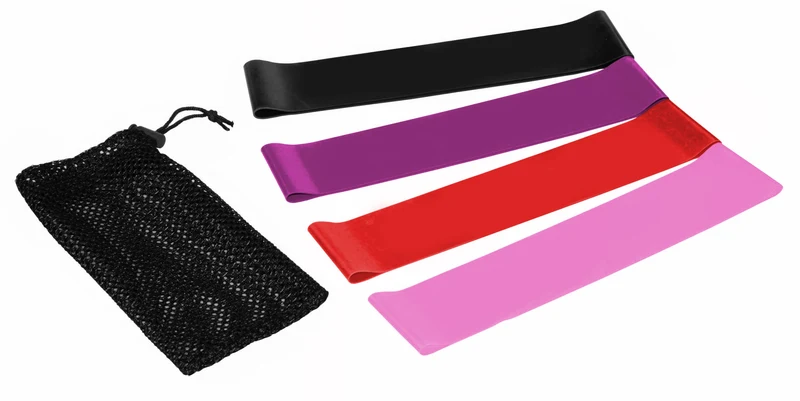 Set 4 Resistence Band - 600 x 50,8 x 0,7/0,8/0,9/1,25 mm Diamond Professional