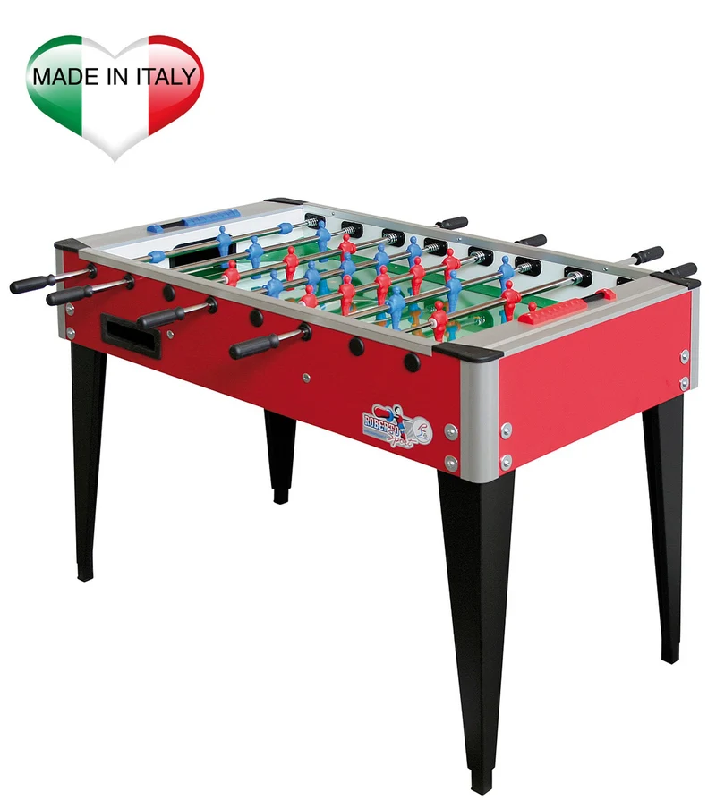 Calciobalilla Roberto Sport COLLEGE Rosso - aste rientranti
