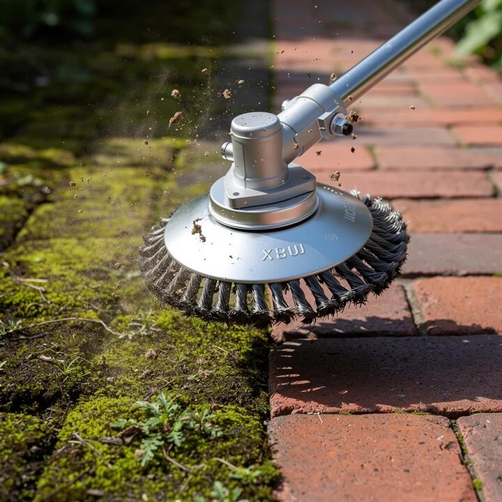 Unkrauttrimmer für Garten | Unkraut Trimmer mit Stahlbürste | GartenFix