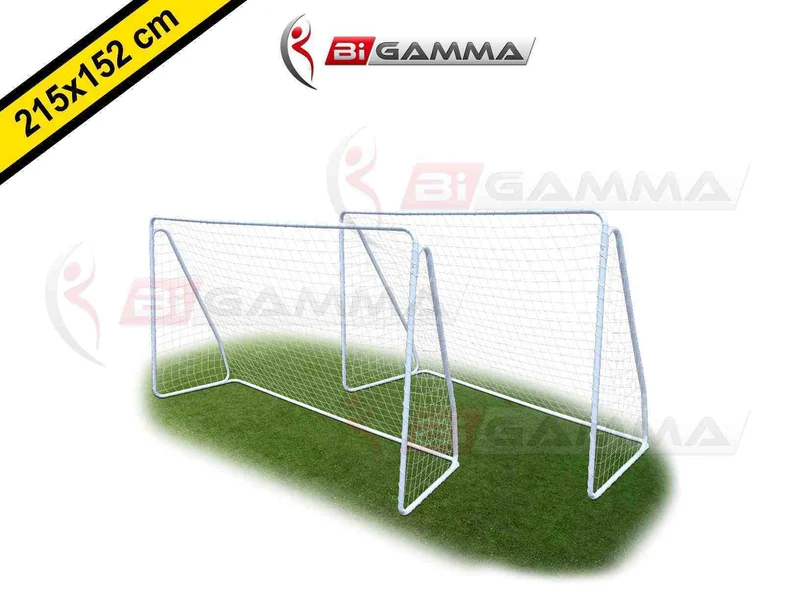 Set di 2 porte da calcetto modello SUPER CHAMP 215 x 152 cm . cod. SG-215 - BIGAMMA