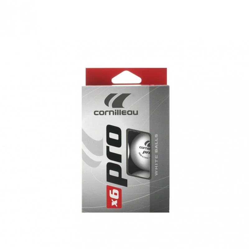 Palline ping pong Pro bianche 6 pezzi