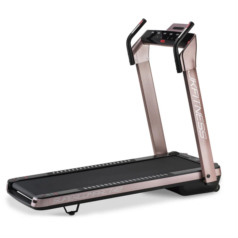 Tapis Roulant JK Fitness SUPERCOMPACT48 Pink - compatibile Zwift e Kinomap FASCIA CARDIO OMAGGIO