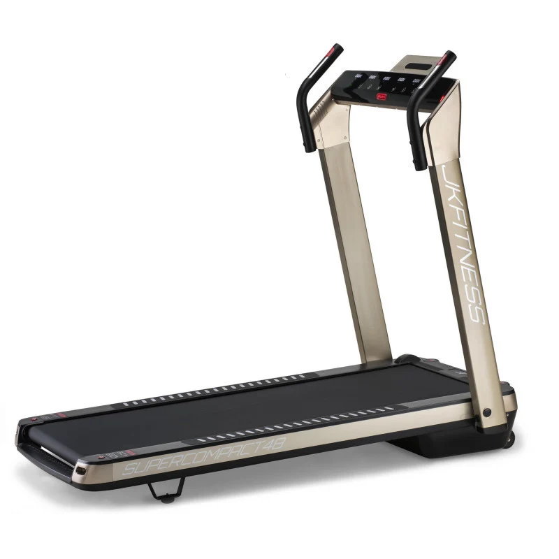 Tapis Roulant JK Fitness SUPERCOMPACT48 Oro - compatibile Zwift e Kinomap FASCIA CARDIO OMAGGIO