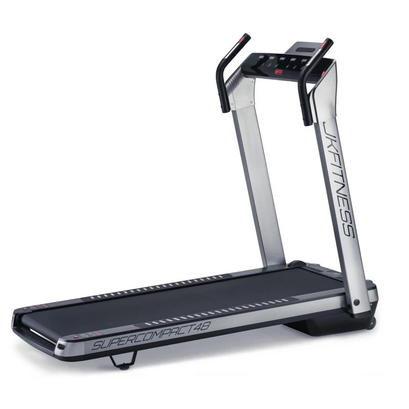 Tapis Roulant JK Fitness SUPERCOMPACT48 Silver - compatibile Zwift e Kinomap FASCIA CARDIO OMAGGIO
