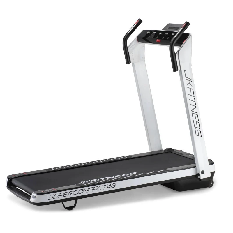 Tapis Roulant JK Fitness SUPERCOMPACT48 White - compatibile Zwift e Kinomap FASCIA CARDIO OMAGGIO