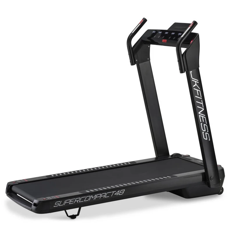 Tapis Roulant JK Fitness SUPERCOMPACT48 Black - compatibile Zwift e Kinomap FASCIA CARDIO OMAGGIO