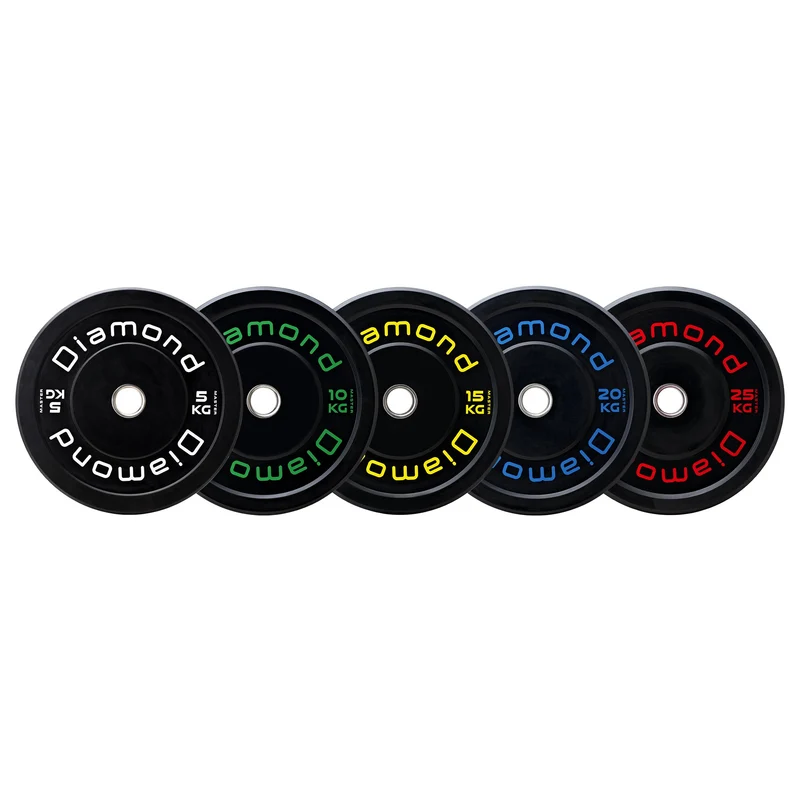 Disco olimpionico bumper Master foro Ø 50 mm Diamond
