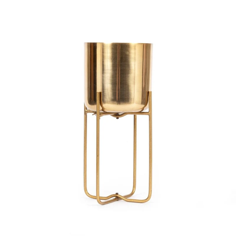 Brass Planter on Stand - Medium
