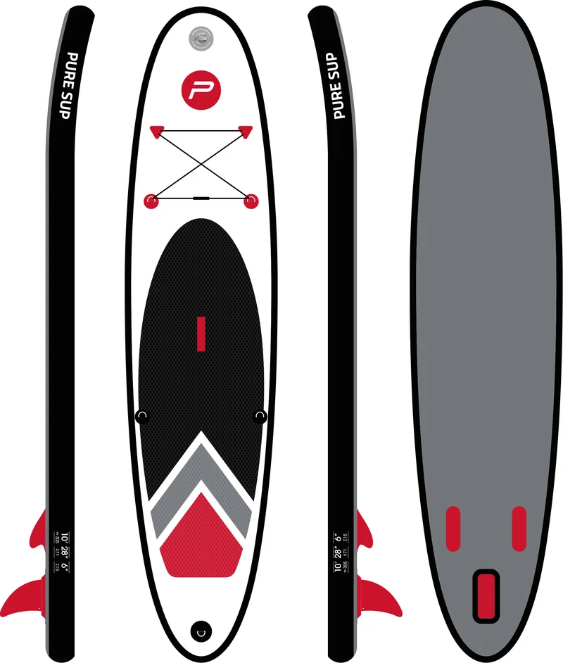 Sup Pure4fun cm 305 - completo di zaino - pagaia - pompa e leash