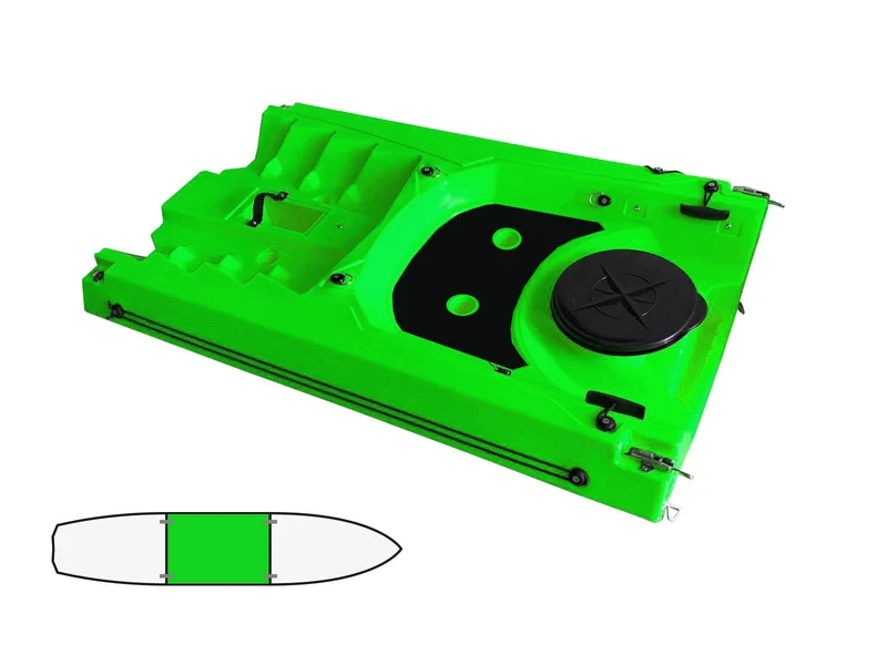 modulo centrale per kayak Split Big Mama kayak colore ( verde)