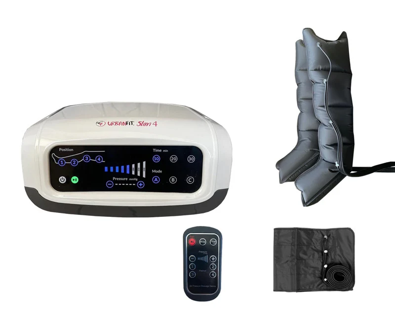 Promo Slim 4 Urban Fit Apparecchio Pressoterapia Con 3 Programmi + 2 Gambali + Fascia Addominali/glutei + Con Telecomando ( Pack 2)