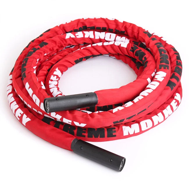 XM FITNESS Commercial 30' Battle Rope with Sleeve