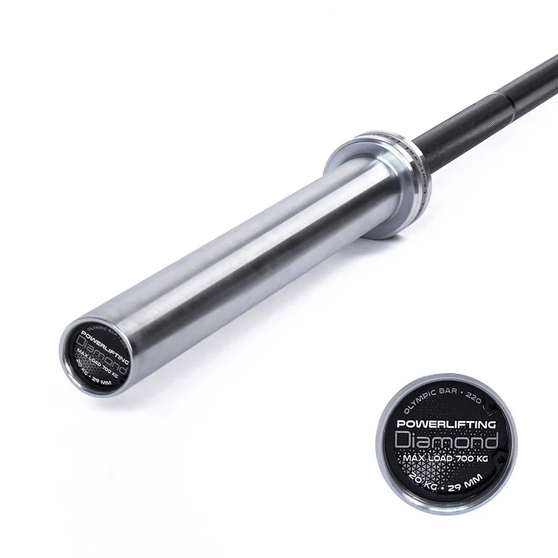 Bilanciere Powerlifting 220 cm - Carico max 700 Kg - 50 mm Diamond Professional