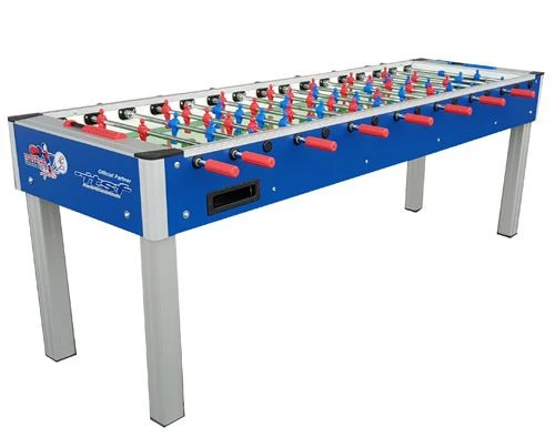 Calciobalilla Roberto Sport COLLEGE 4x4 Blu - aste rientranti