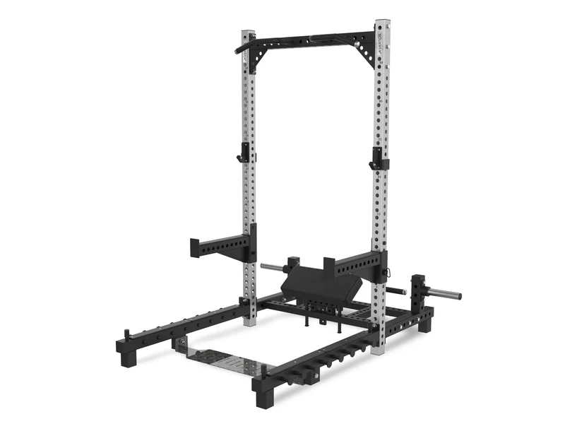 Half Rack con postazione Hip Thrust JKV67 JK Fitness Vertical Line