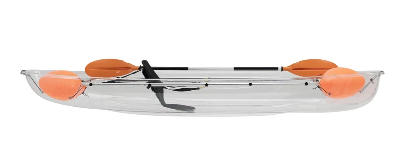 Canoa Atlantis Trasparente cm 305 completa di pagaia e seggiolino