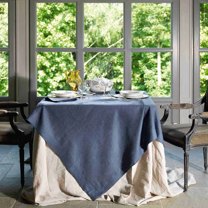 Tessitura Toscana Tovaglia Vis a Vis Tiziano 45x170 cm in Lino Nembo