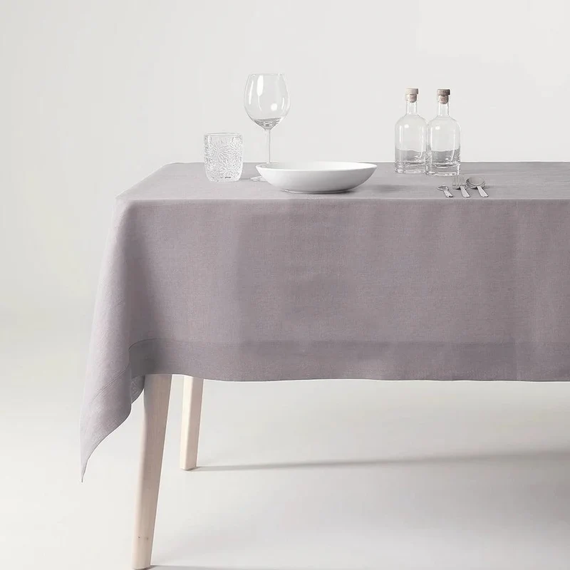 Tessitura Toscana Tovaglia Vis a Vis Tiziano 45x170 cm in Lino Malva