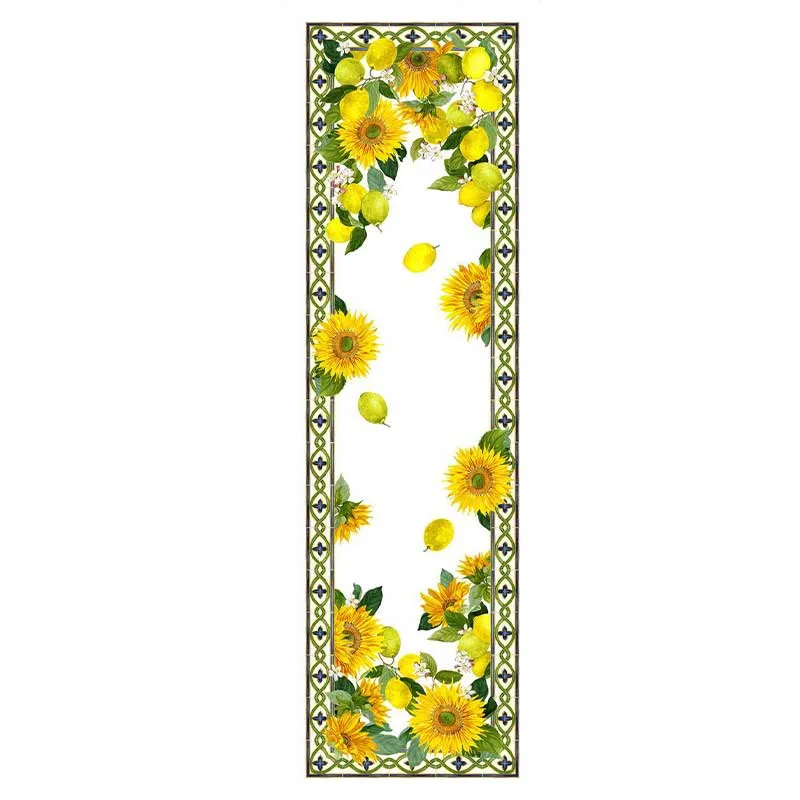 Tessitura Toscana Telerie Runner Etruscan Garden 45x170 cm