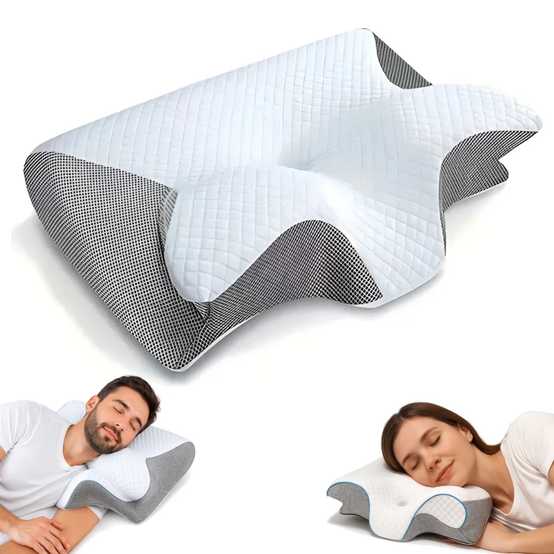 CUSCINO CERVICALE SANITARIO ERGONOMICO 2 in 1