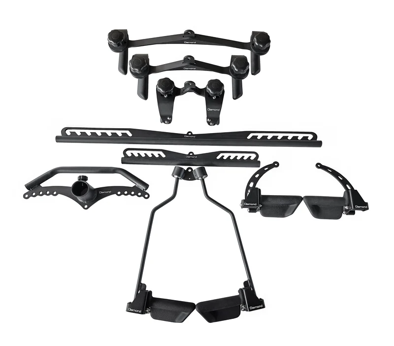 Set Powergrip 8 prese ergonomiche rivestite Diamond Professional