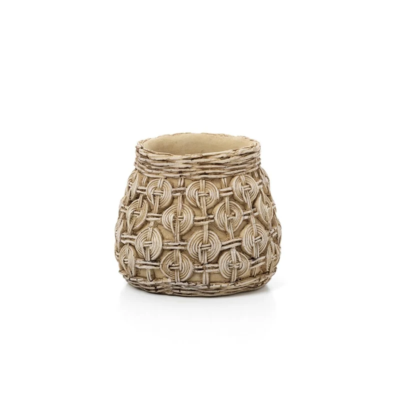 Concrete Planter - Knot Design, Medium Size