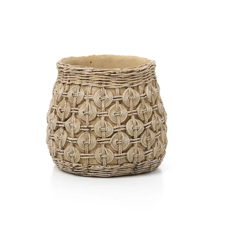 Concrete Planter - Large Decorative Knot Plant Pot