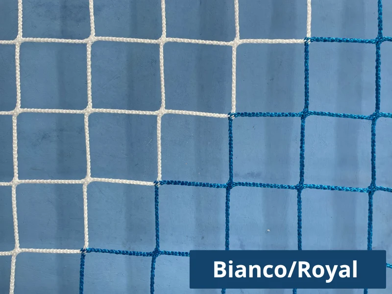Rete regolamentare Calcio MAGLIA QUADRA Senza Nodo 7,50 x 2,50 mt. in Polipropilene H.T. 100x5mm Art. C005E
