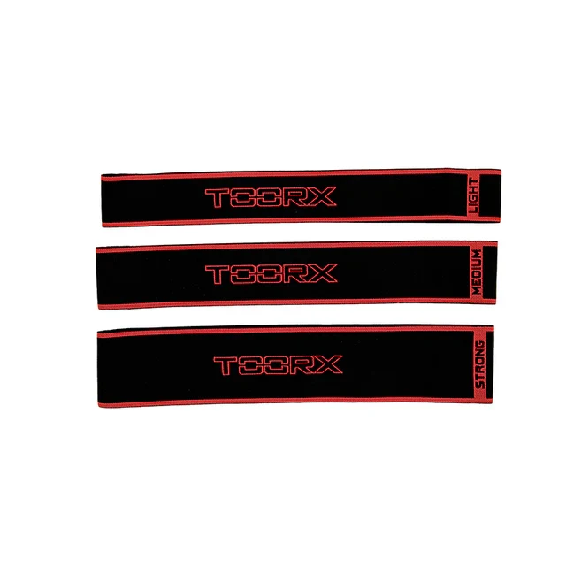 Toorx Confezione 5 elastici ad anello in tessuto strong AHF-268