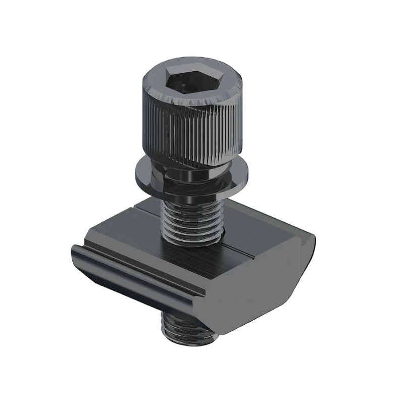 Elios Black Sliding Nut/Bolt 20mm for Elios Solar Rail