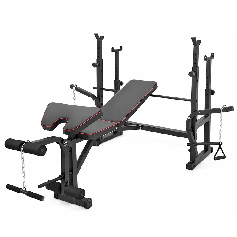 Panca Multifunzione con Barbell Squat Rack