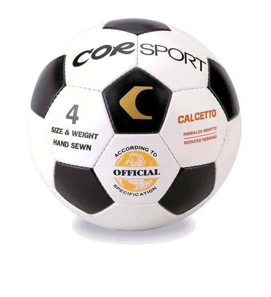 Pallone calcetto in pelle sintetica a rimbalzo ridotto da gara, misura 4.S05458