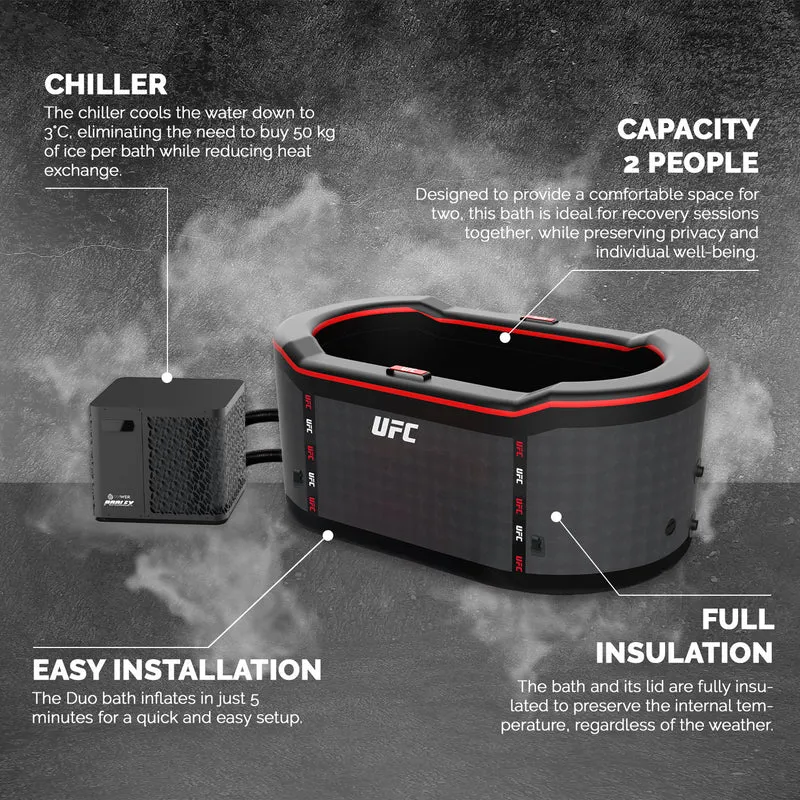 Netspa UFC IceBath Duo - Kit di raffreddamento 3-40°C Sauna Caldo / Freddo