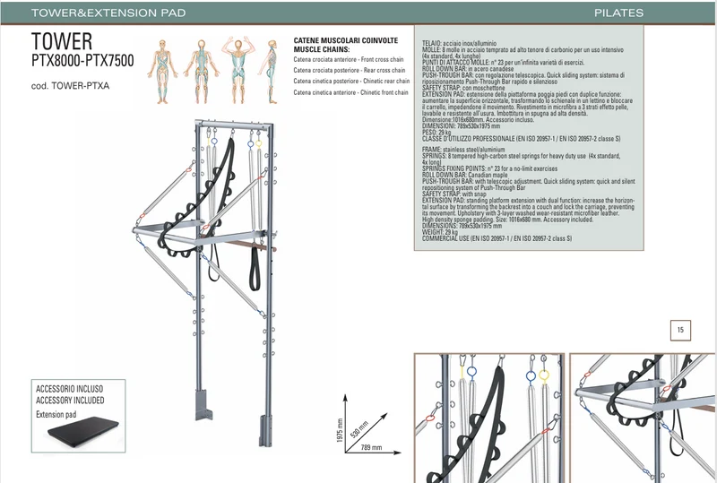 Liveness Tower + extension pad colore Nero per PTX 8000 e PTX 7500 Cod. TOWER-PTXA