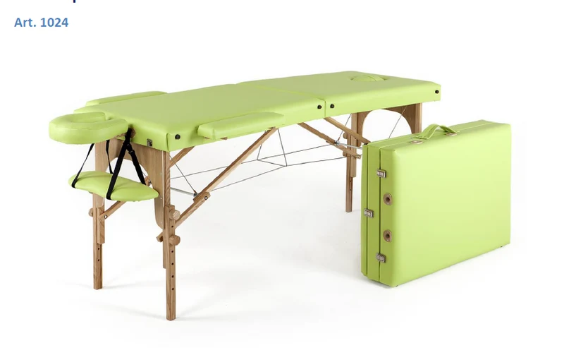 Lettino portatile ad altezza variabile Art. 1024 e 1025 (Con poggiatesta)
