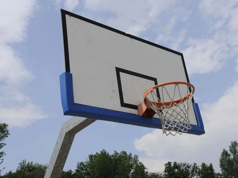 Protezione Ignifuga Blu per tabellone basket DeS cod. 084-PROT.BASK SU MISURA X SOTTOCANESTRO
