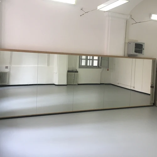 Specchio a Parete Modulare per Danza "GEDEONE" 120 x 210 cm spessore 6 mm