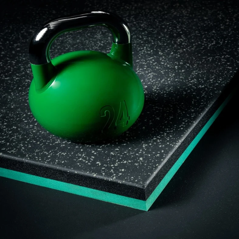 PEDANA DA STACCO BIG JAG Mattonella per Weightlifting e Powerlifting Pavimentazione di protezione e assorbimento urti dalla caduta dei Bilancieri