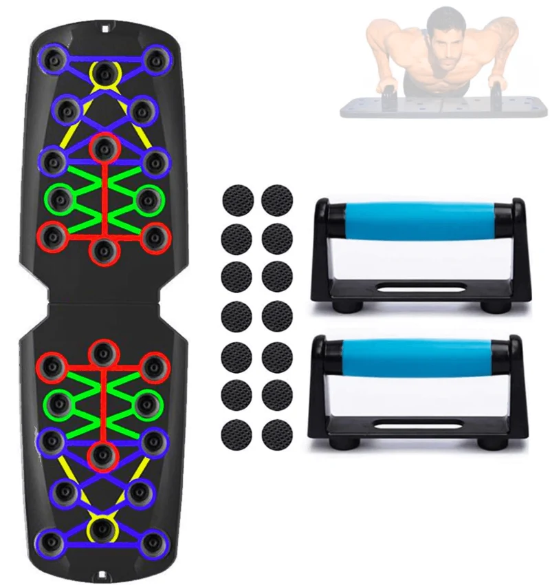 Tavola per Flessioni Attrezzo Multifunzione Push-Up Board