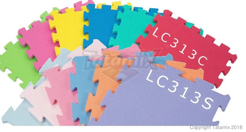 TATAMIX KIT BABY 32 Kit 9 pz. Puzzle kids 32x32x1,3cm COD. LC313C E COD. LC313S MINIMO D'ORDINE 8 KIT