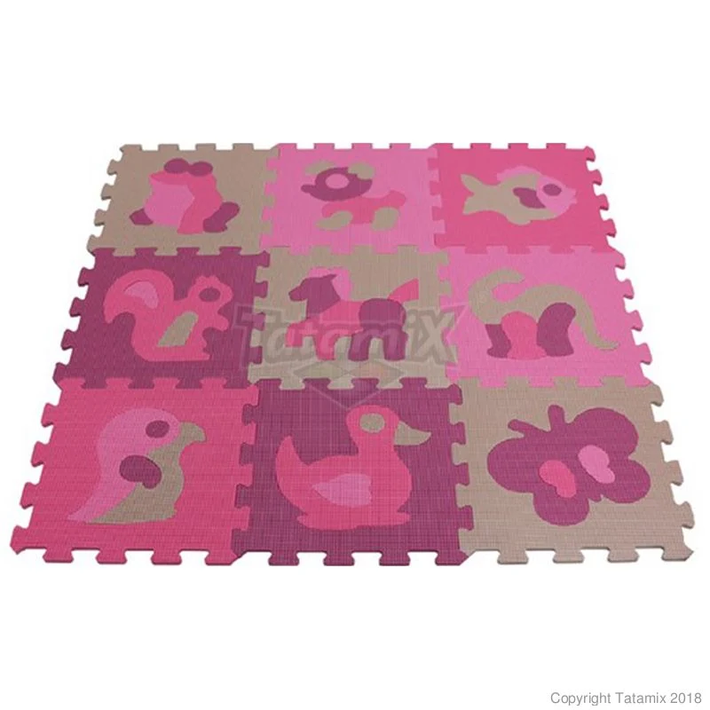KIT 9 PZ. Animal Puzzle/Transport Puzzle Kids 30x30x1cm Realizzato in EVA espansa (etilene vinil acetato) ORDINE MINIMO 8 KIT.