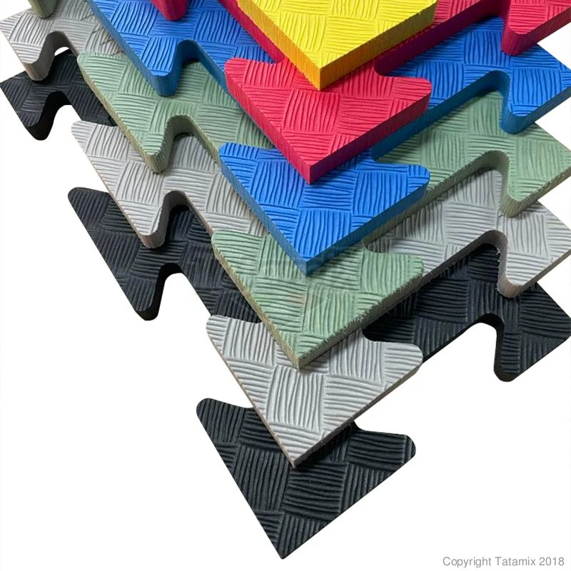Tatami HYBRID DA 1,2 ,3,4 o 5 CM ad incastro 100x100 lastra in EVA + XPE PERSONALIZZABILE