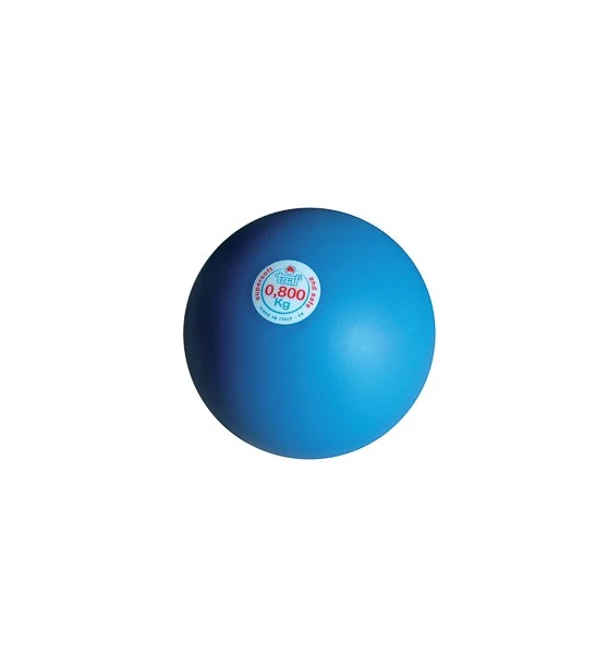 Palla getto di gomma anelastica per uso indoor, kg 0,800 S02458
