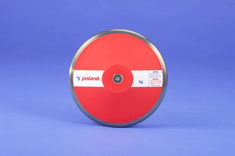 Disco da allenamento Polanik di plastica bordato acciaio, kg 0,750 S02310