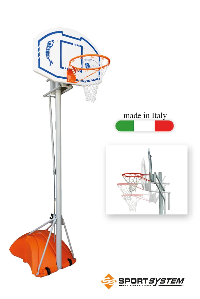 Struttura basket e minibasket trasportabile S04010
