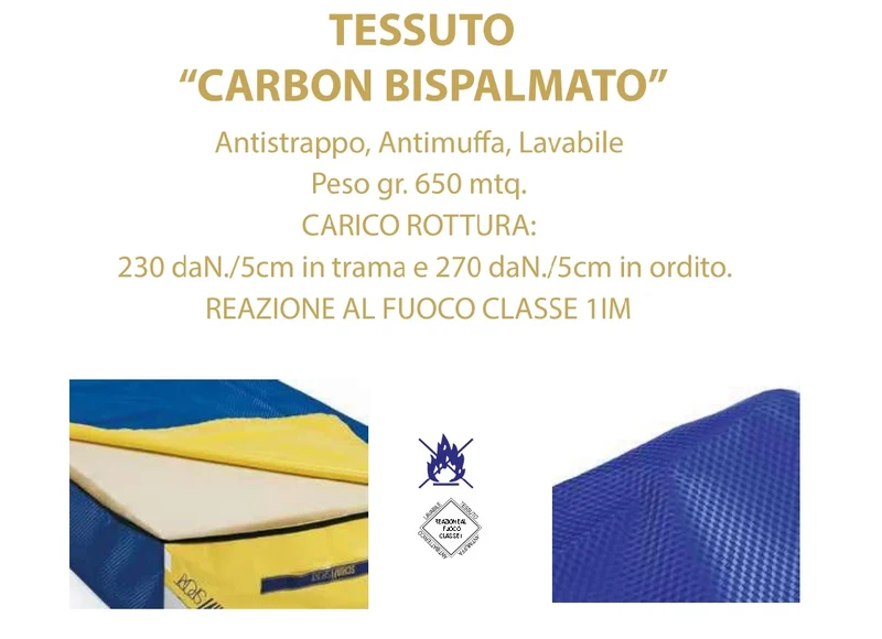Fodera Materasso misure 200x100x10 cm senza antiscivolo Art 3783