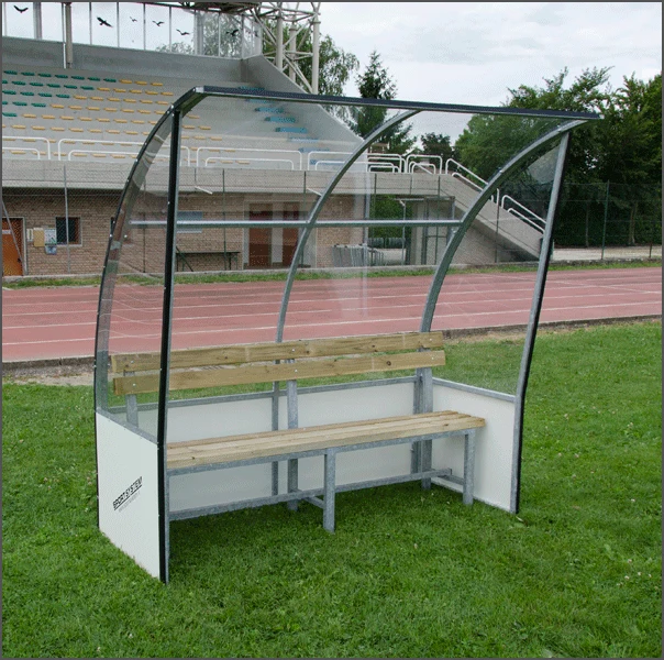 Panchina riserve e allenatori pannelli di stratificato e policarbonato trasparente mm 3 S04404