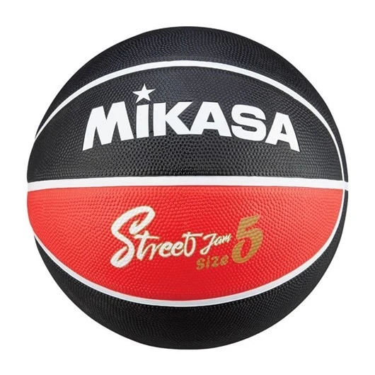 Pallone Minibasket Mikasa BB502B Rosso e Nero da Allenamento